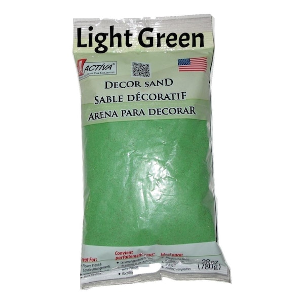 Decor Sand Activa 28 oz Bag of Decorative Sand, Light Green DE81426 - main